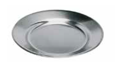 PRATO INOX RASO 23,5 CM