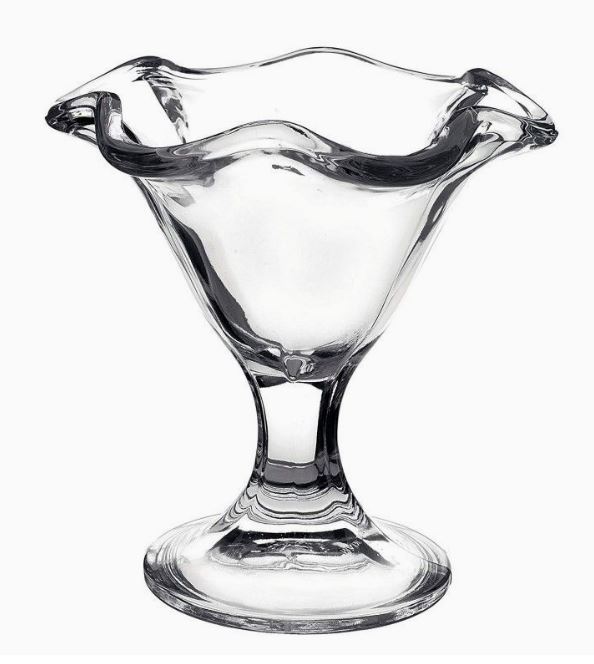 TAÇA VIDRO SOBREMESA 24 CL