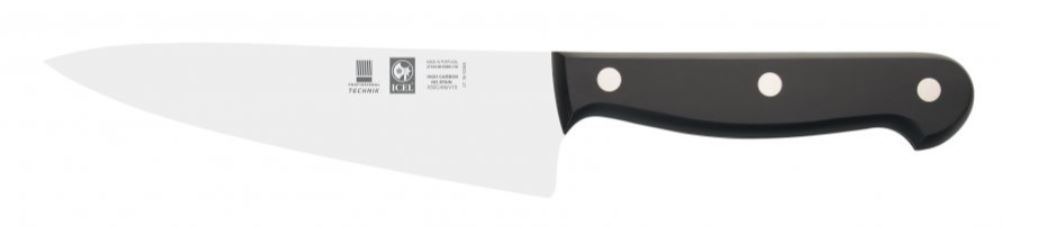 FACA INOX COZINHA 13 CM CABO PRETO