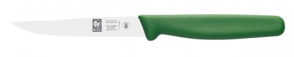 FACA INOX SERRILHADA 10 CM CABO VERDE