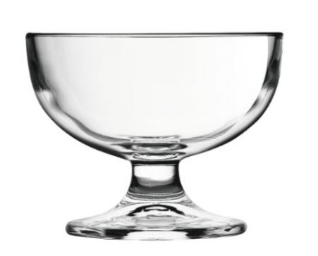 TAÇA VIDRO S/ MESA C/PÉ 28 CL