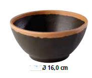 TAÇA MELAMINA CASTANHA 16 CM