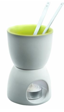 MINI FONDUE CERAMICA P/ CHOCOLATE 8 CM