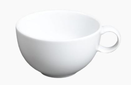 CHAVENA PORCELANA BRANCA 340 ML