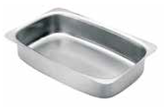 ASSADEIRA INOX RECTANGULAR 30X21X5 CM