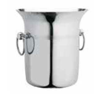 BALDE INOX P/ GELO C/ ARGOLAS 20 CM