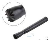 PILÃO PLASTICO PRETO 21 CM