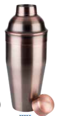 SHAKER INOX COBREADO P/ COCKTAIL 700 ML