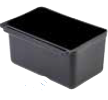 RECIPIENTE PLASTICO P/ CARRO 33X23X17.5 CM